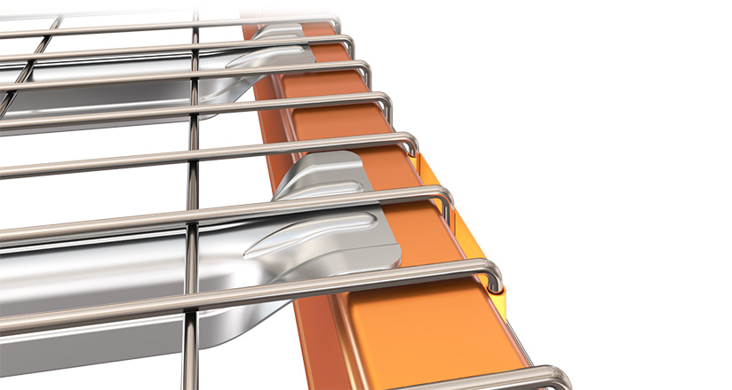 Box beam wire decking